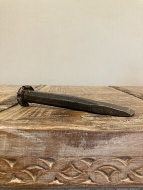 Vintage Metal Chisel Petol Brand Texas Oilfield Rusty Old Metal Tool